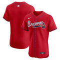 Atlanta Braves Nike Alternate Elite Jersey - Red