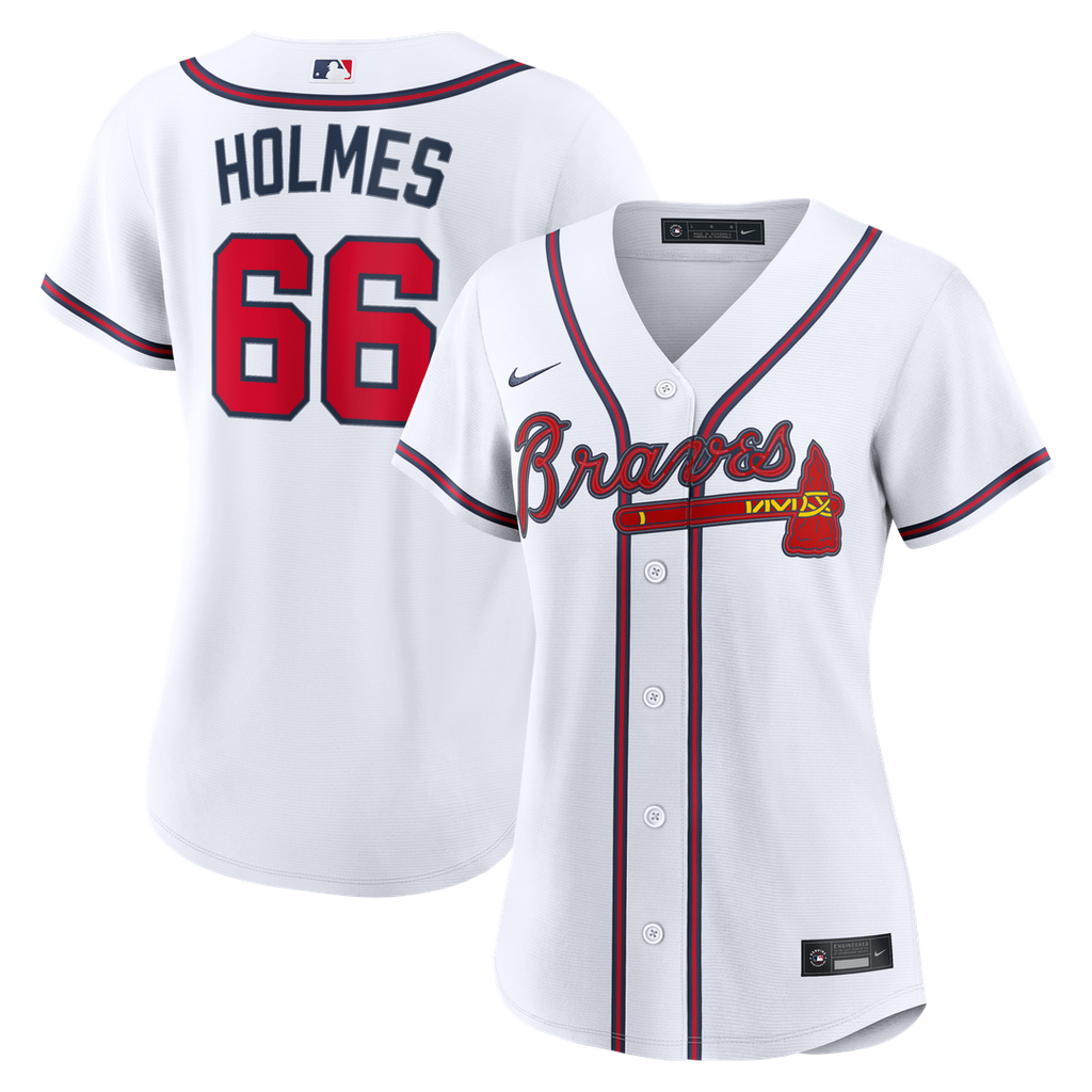 Grant Holmes Atlanta Braves Nike Women's Home Replica Jersey - White