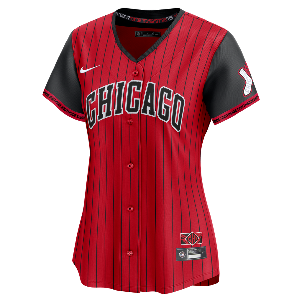 Chicago White Sox Nike Women's 2025 City Connect Limited Jersey - Red/Black