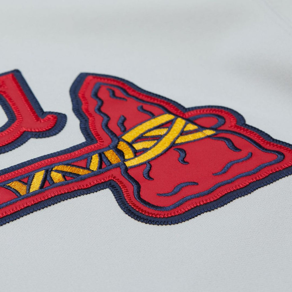 Greg Maddux Atlanta Braves Mitchell & Ness 1995 Throwback Authentic Jersey - Gray