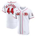 Elly De La Cruz Cincinnati Reds Nike Home Authentic Sponsor Patch Jersey - White