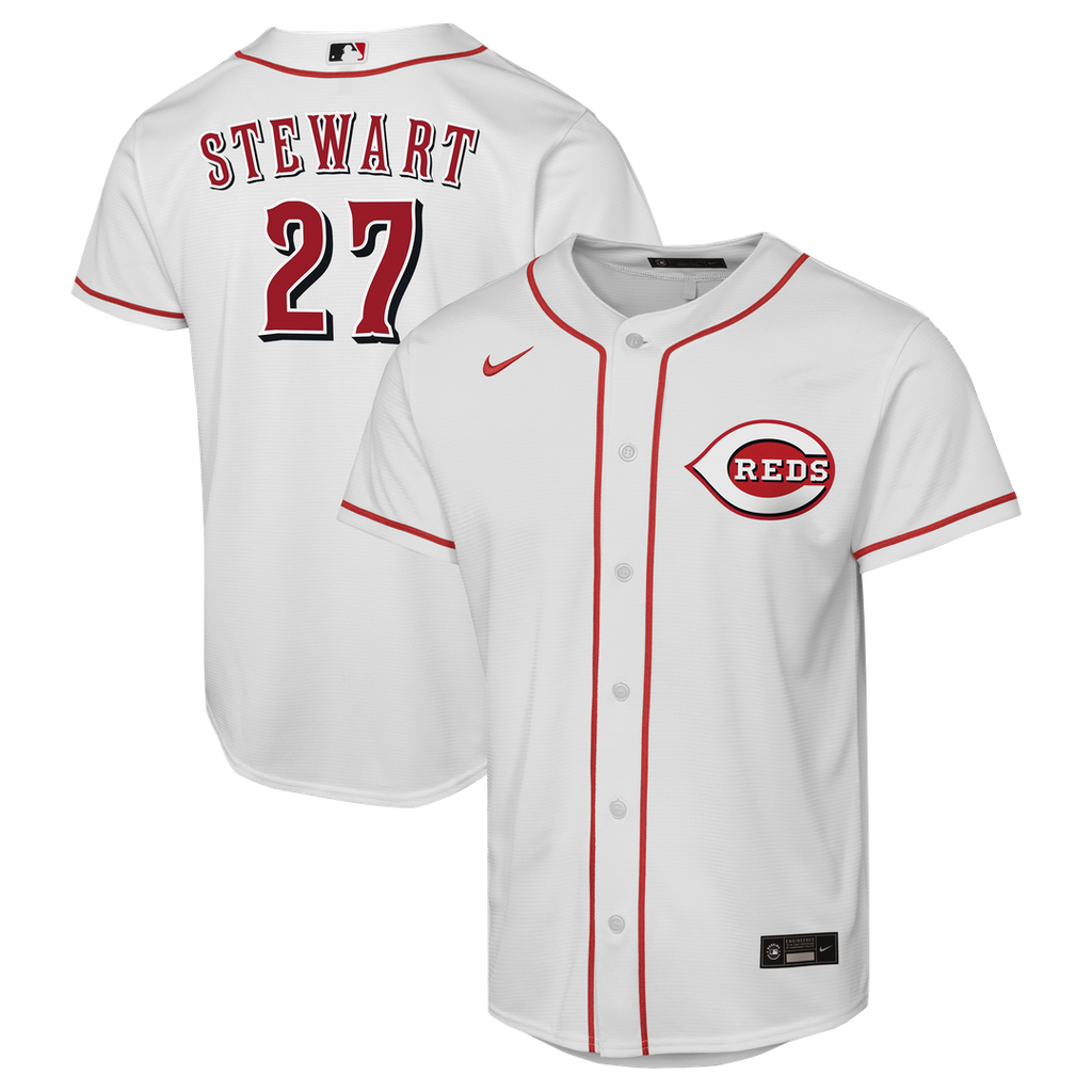 Sal Stewart Cincinnati Reds Nike Youth Home Replica Player Jersey - White