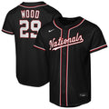 James Wood Washington Nationals Nike Youth Fashion Replica Player Jersey - Black