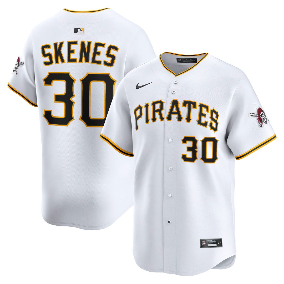 Paul Skenes Pittsburgh Pirates Nike Home Limited Player Jersey - White