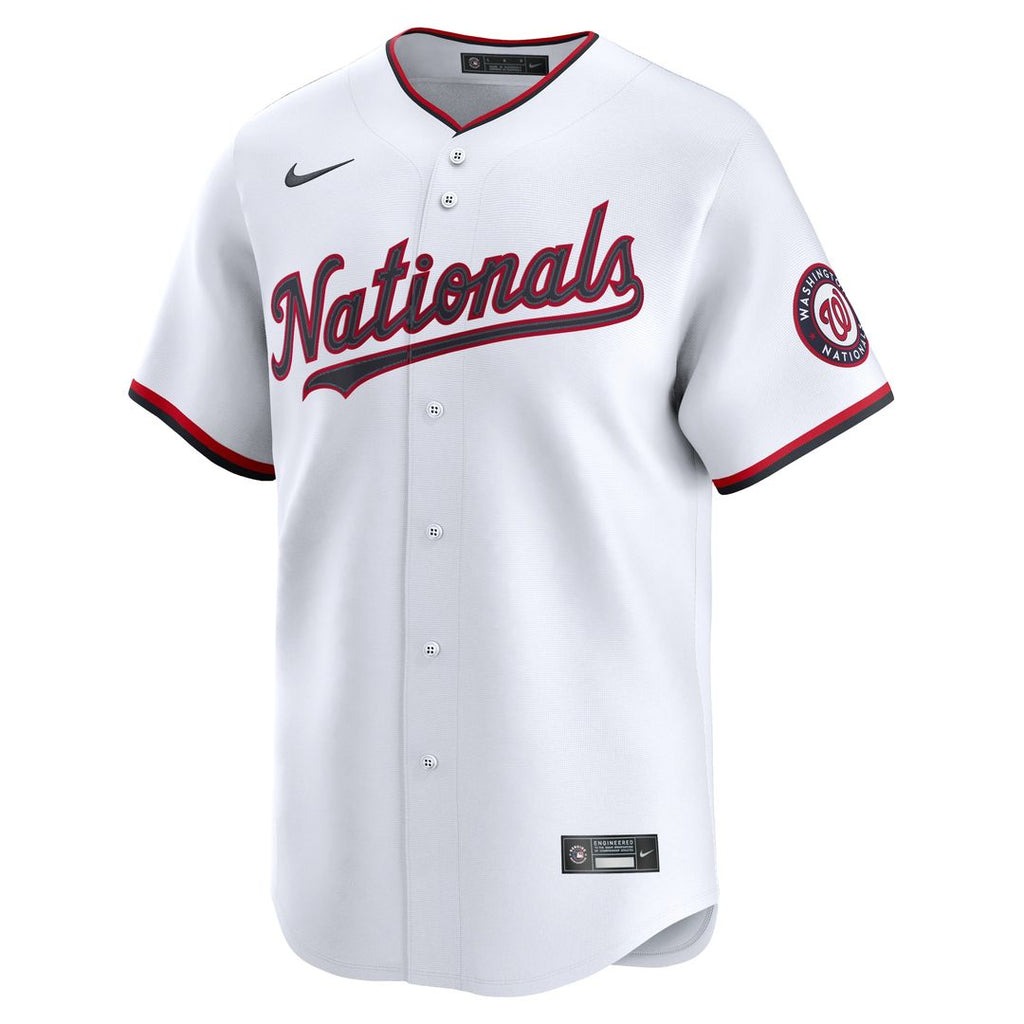 James Wood Washington Nationals Nike Home Limited Jersey - White