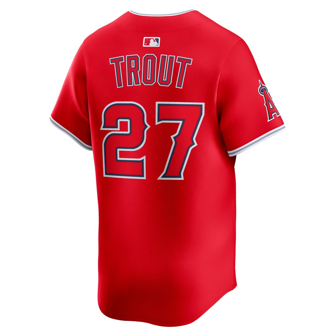 Mike Trout Los Angeles Angels Nike Home Limited Player Jersey - White