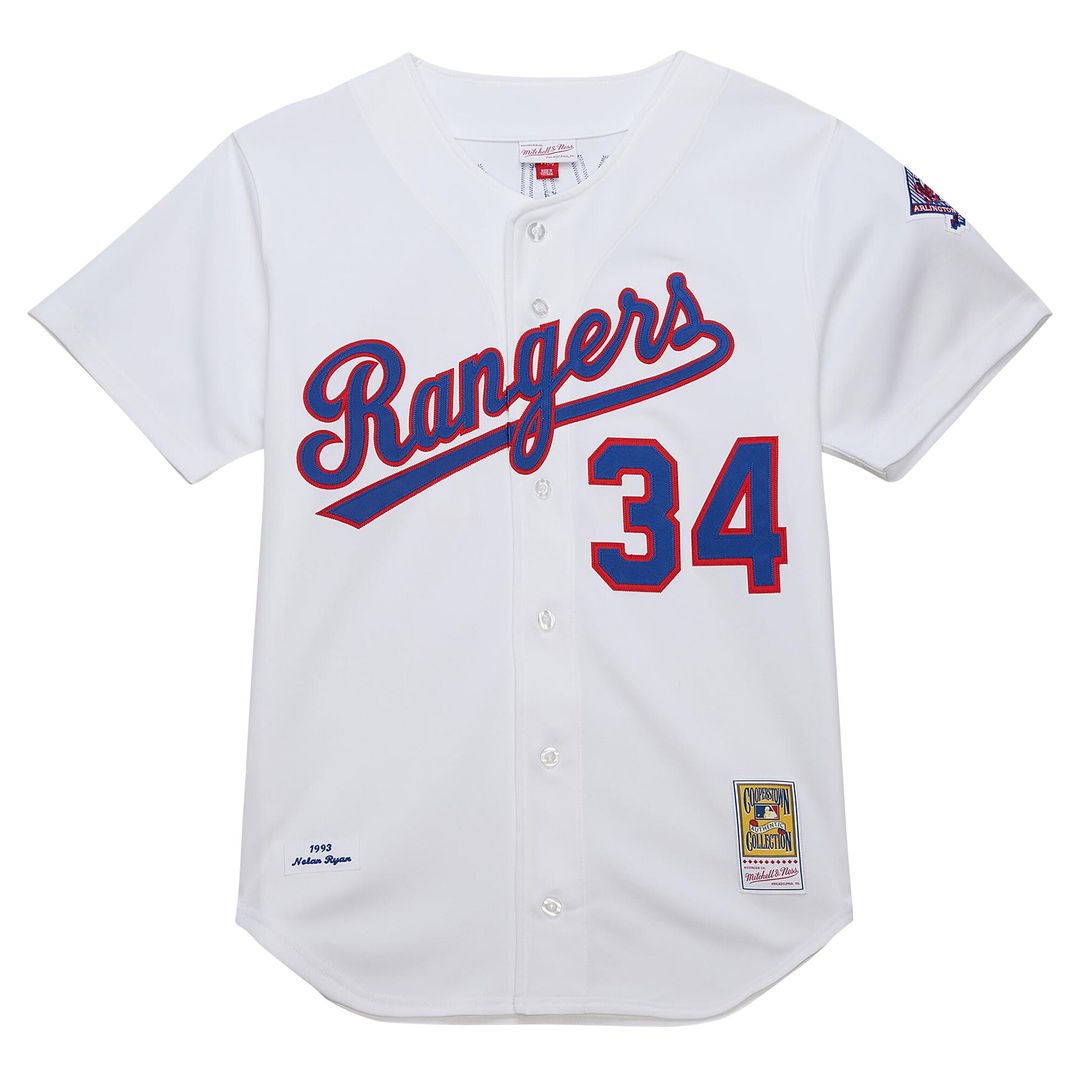 Nolan Ryan Texas Rangers Mitchell & Ness 1993 Cooperstown Collection Authentic Jersey - White