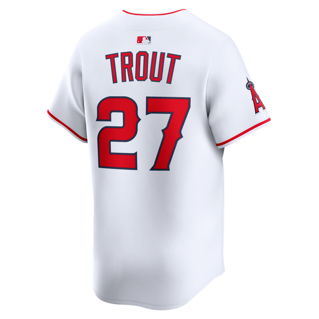 Mike Trout Los Angeles Angels Nike Home Limited Player Jersey - White