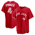George Springer Toronto Blue Jays Nike Canada Day Replica Jersey - Red