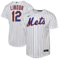 Francisco Lindor New York Mets Nike Youth Home Replica Player Jersey - White