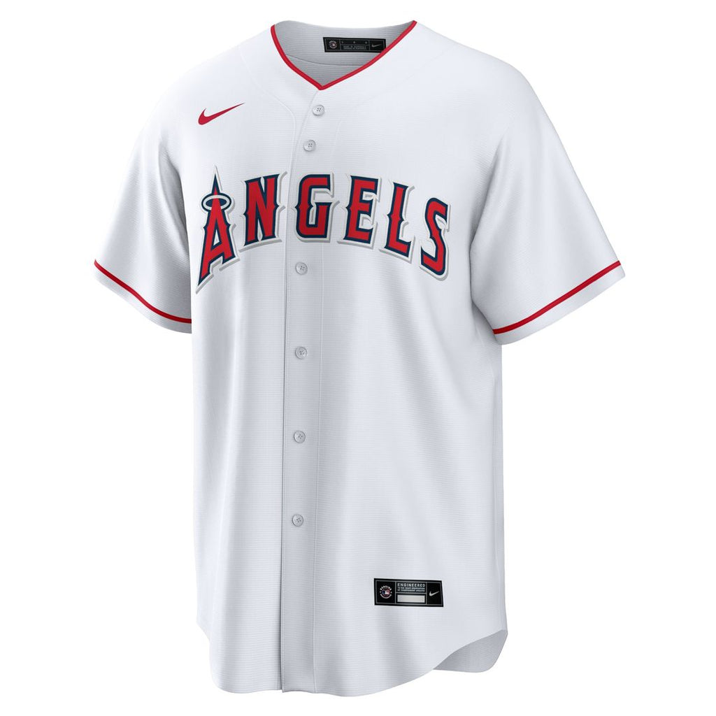 Mike Trout Los Angeles Angels Nike Home Replica Player Name Jersey - White