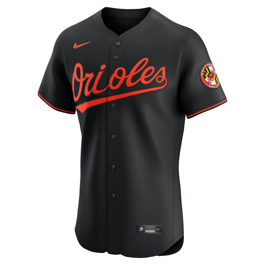 Baltimore Orioles Nike Alternate 2  Elite Jersey - Orange