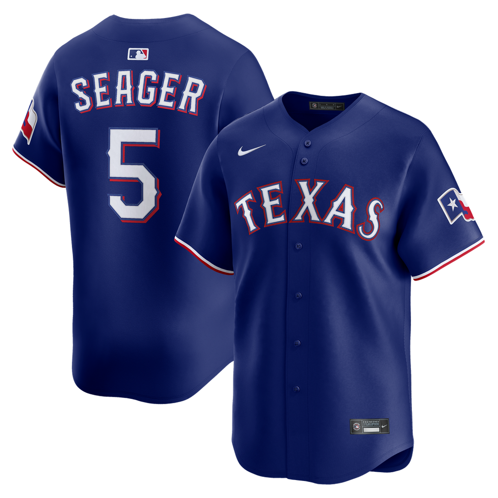Corey Seager Texas Rangers Nike Alternate 2 Limited Jersey - Royal