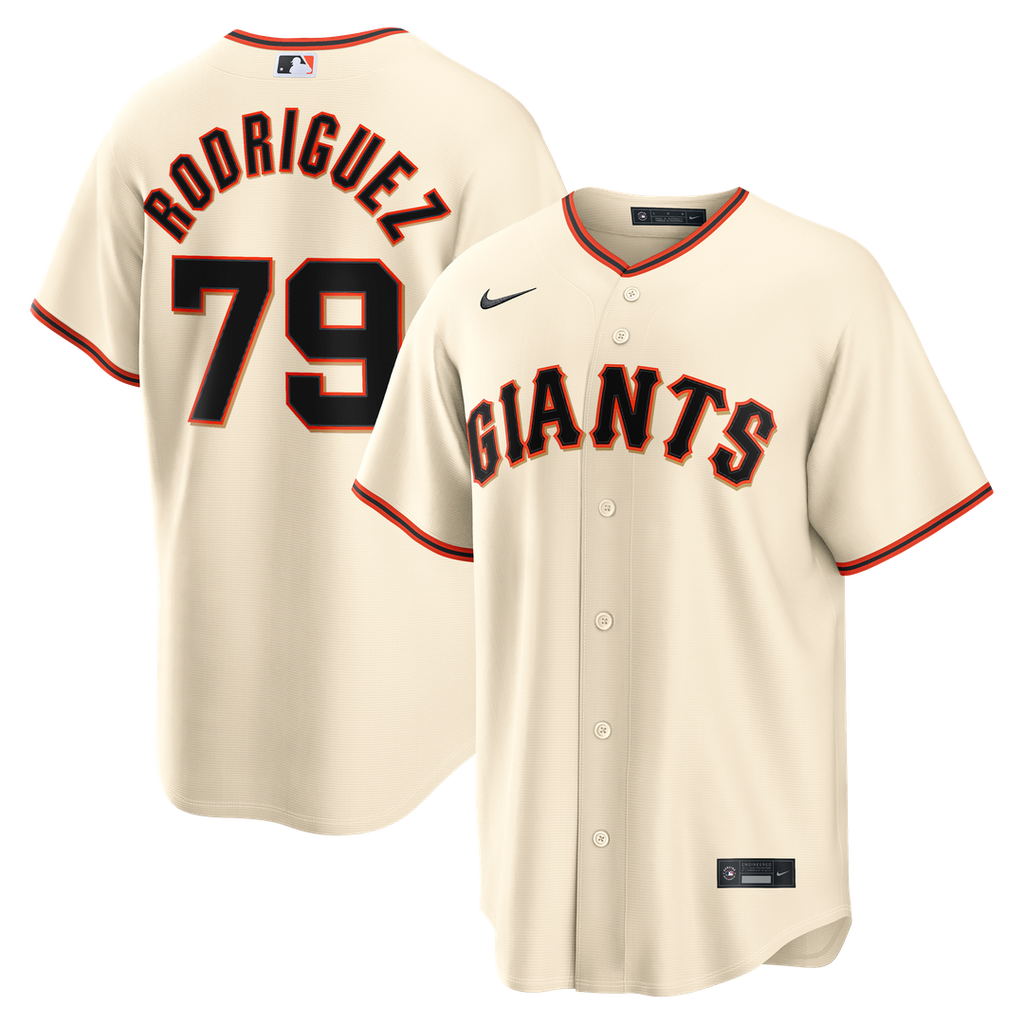 Jesus Rodriguez San Francisco Giants Nike Home Replica Jersey - Cream