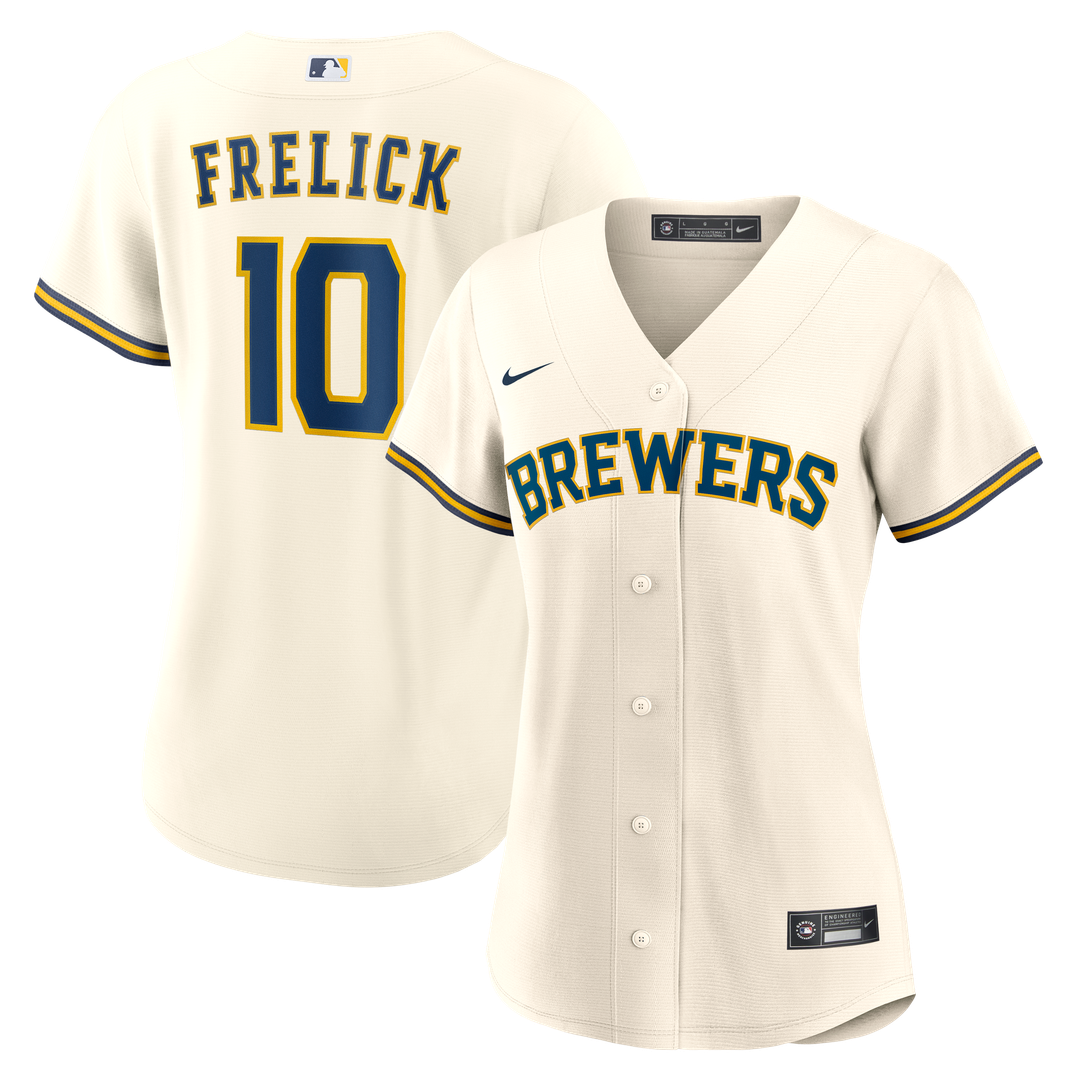 Sal Frelick Milwaukee Brewers Nike Women's Home Replica Jersey - Cream