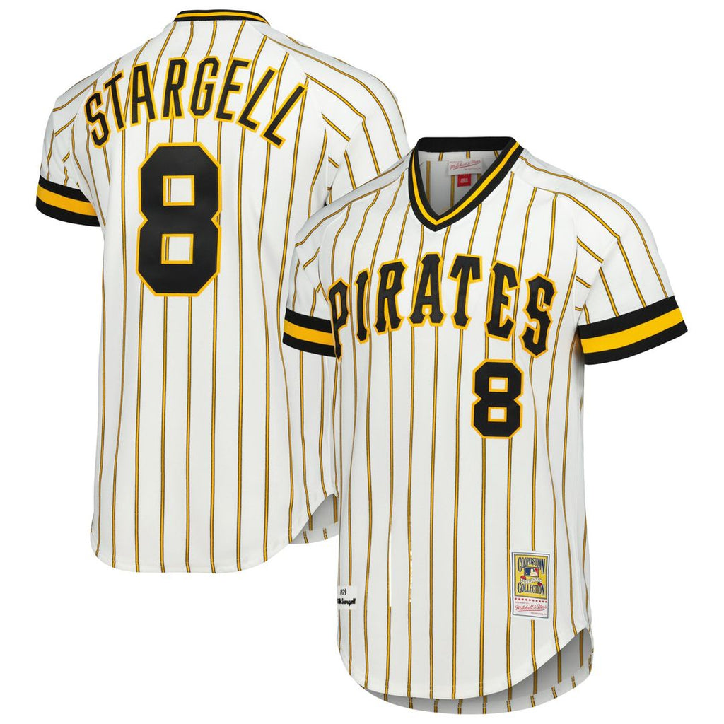 Willie Stargell Pittsburgh Pirates Mitchell & Ness Cooperstown Collection 1979 Authentic Jersey - White