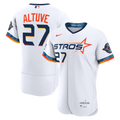 Jose Altuve Houston Astros Nike City Connect Authentic Sponsor Patch Jersey - White