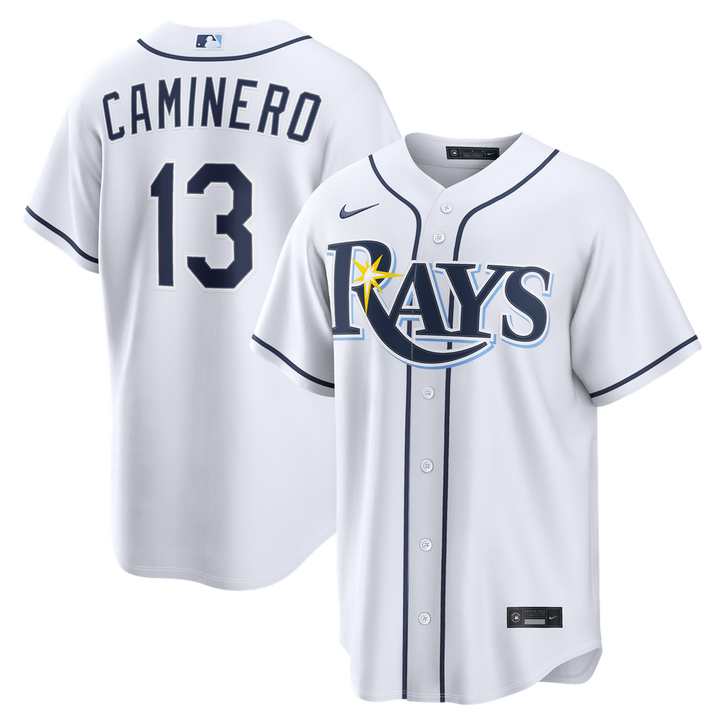 Junior Caminero Tampa Bay Rays Nike Home Replica Jersey - White