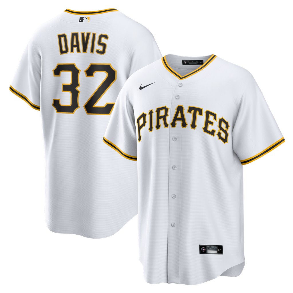 Henry Davis Pittsburgh Pirates Nike Home Replica Jersey - White
