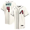 Ketel Marte Arizona Diamondbacks Nike Home Replica Jersey - Cream