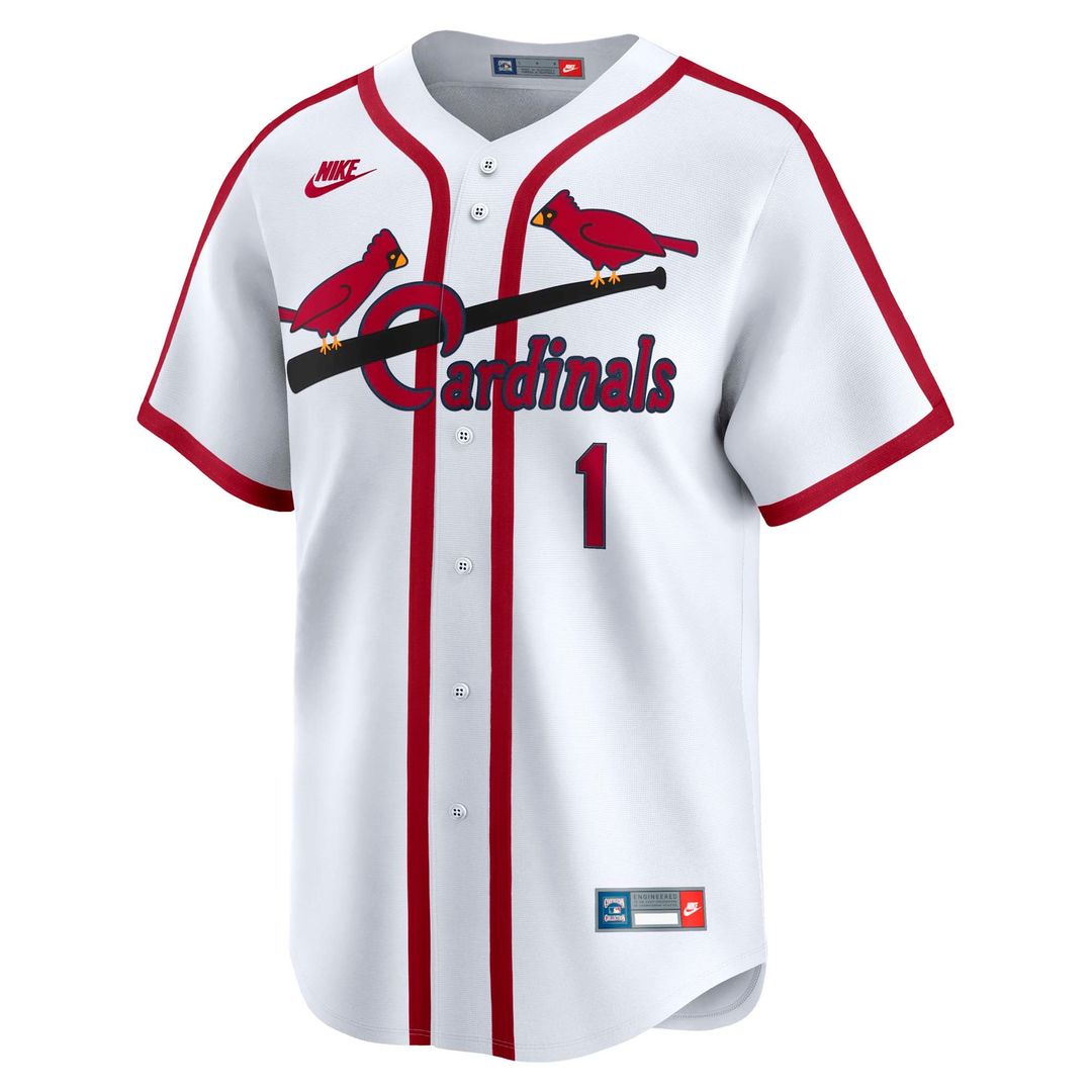 Ozzie Smith St. Louis Cardinals Nike Throwback Cooperstown Collection Limited Jersey - Blue