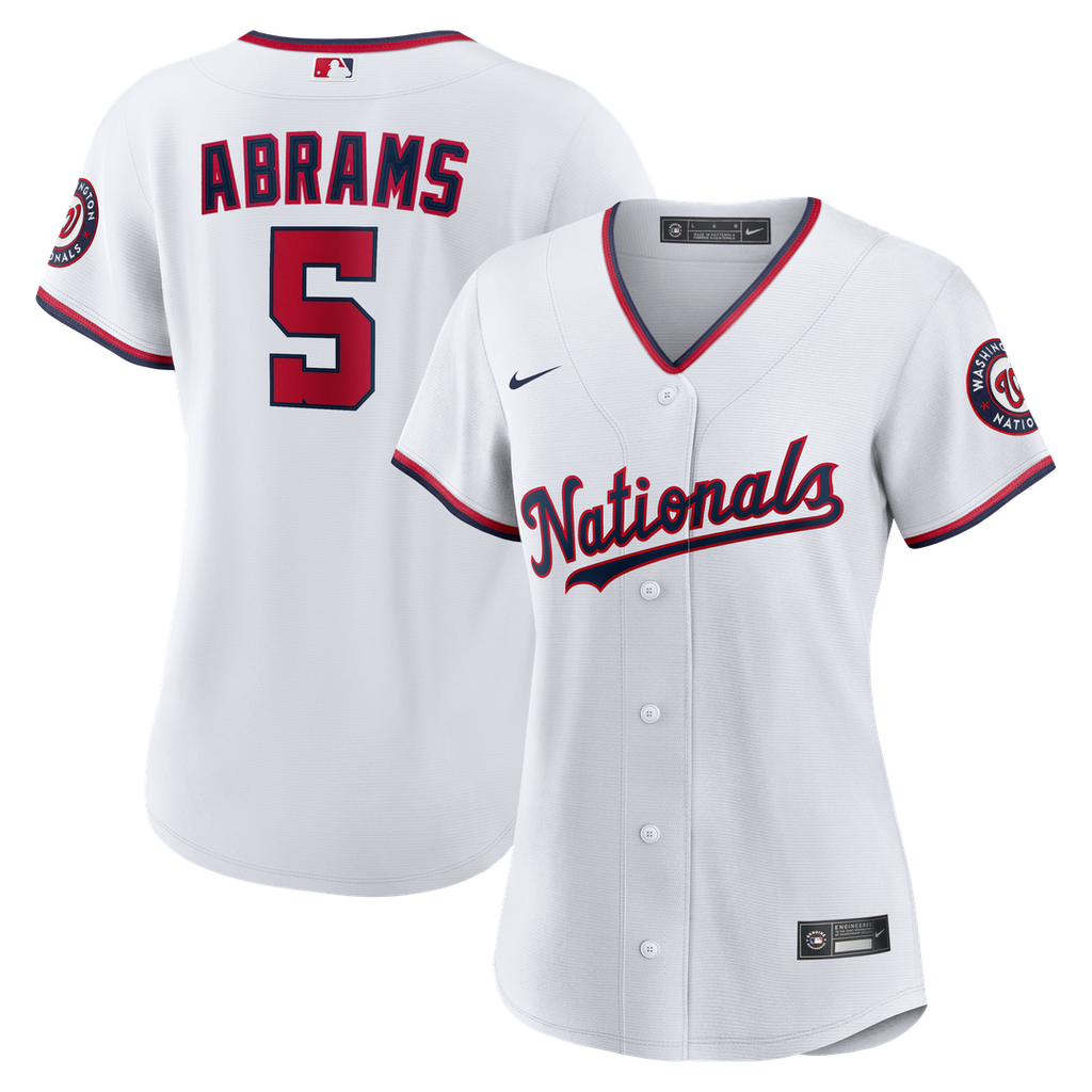 CJ Abrams Washington Nationals Nike Women's Home Replica Player Jersey - White