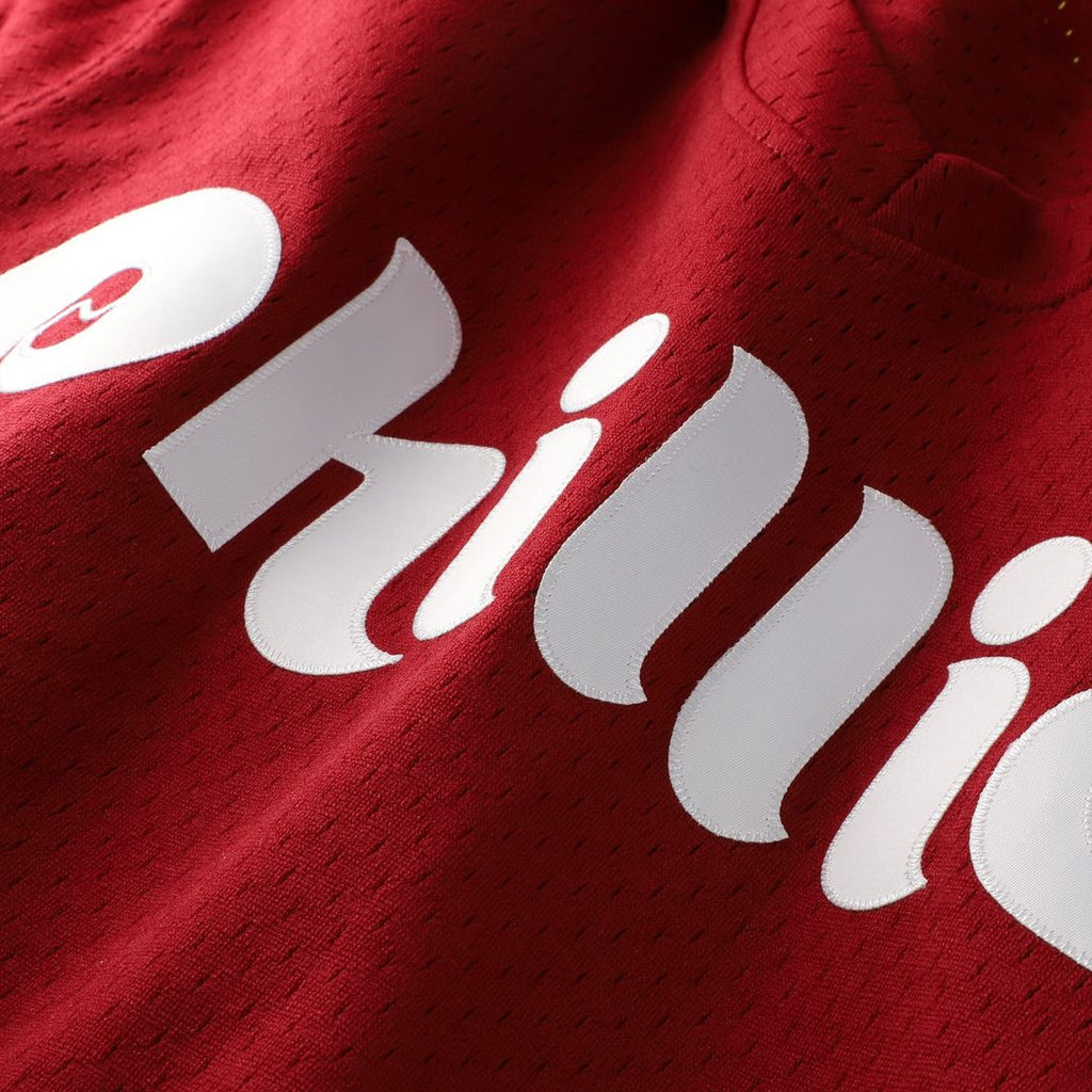 Darren Daulton Philadelphia Phillies Mitchell & Ness Authentic Batting Practice Jersey - Scarlet