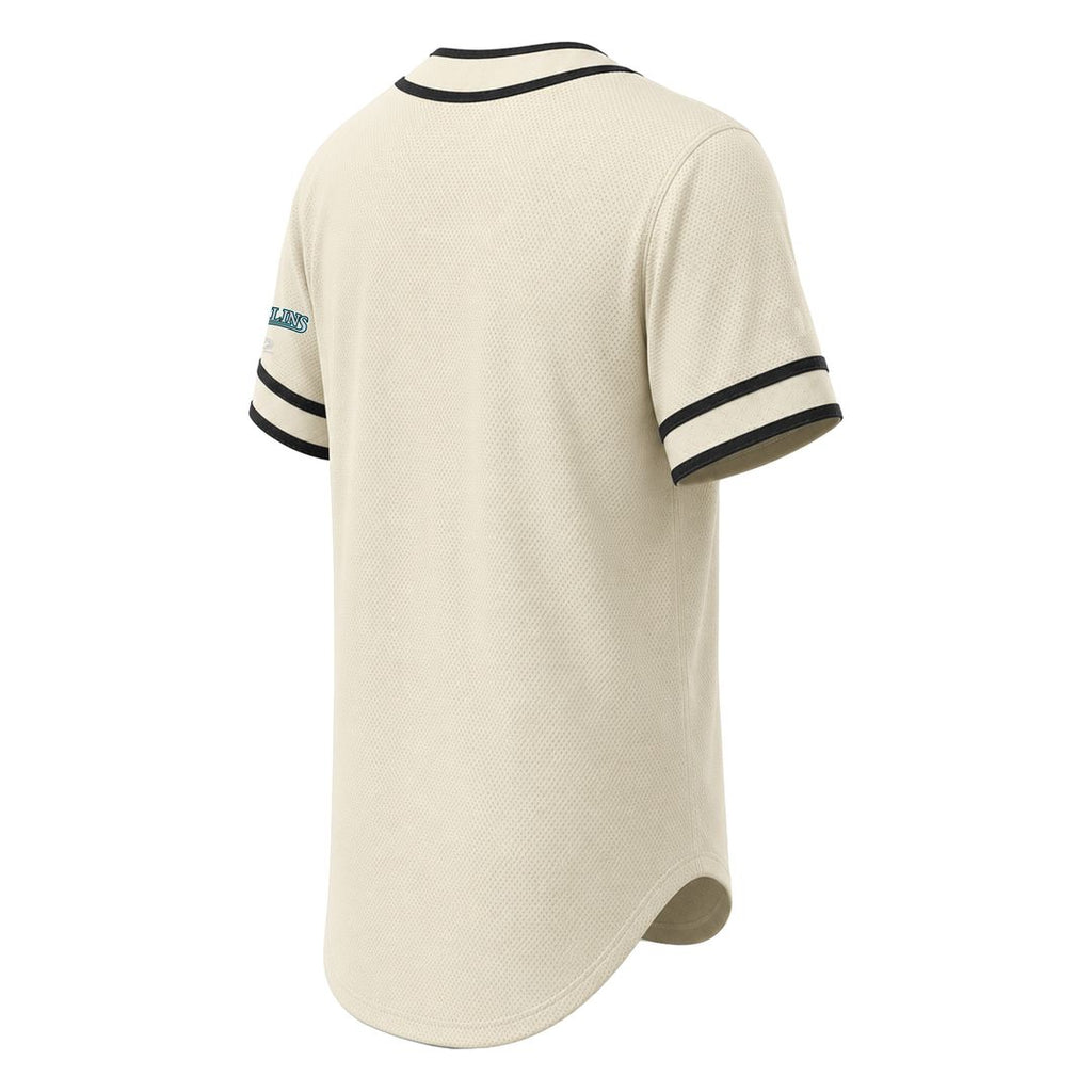 Miami Marlins Stitches Throwback Fashion Jersey - Natural