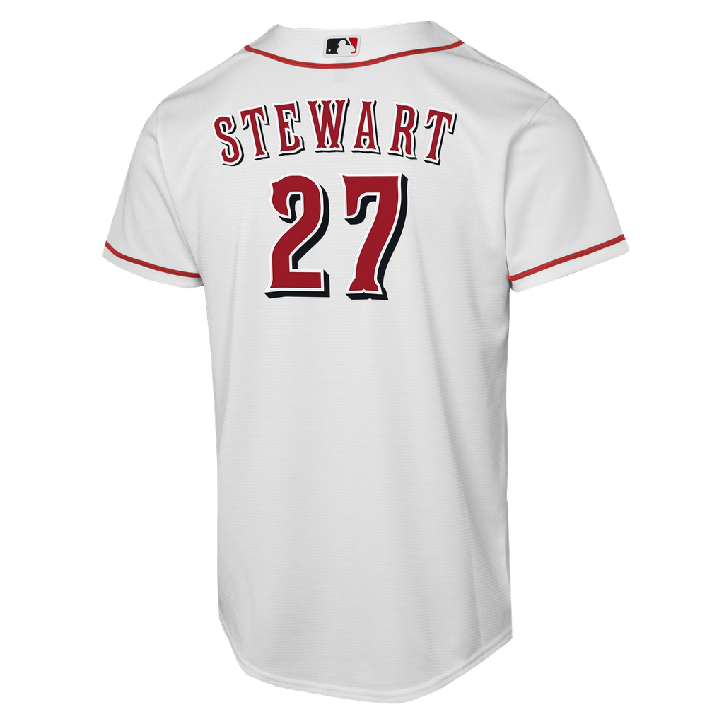 Sal Stewart Cincinnati Reds Nike Youth Home Replica Player Jersey - White