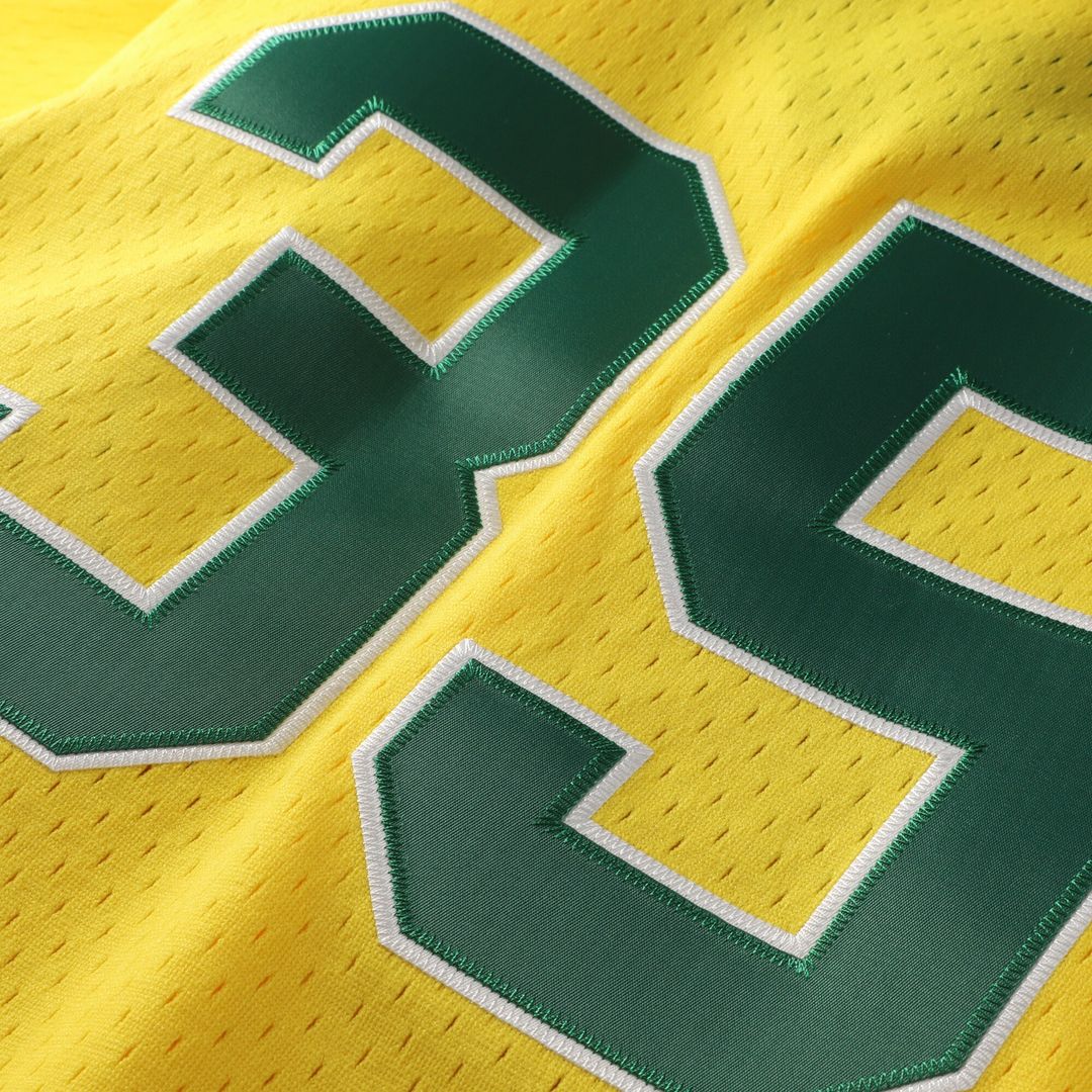 Rickey Henderson Athletics Mitchell & Ness Authentic Batting Practice Jersey - Yellow