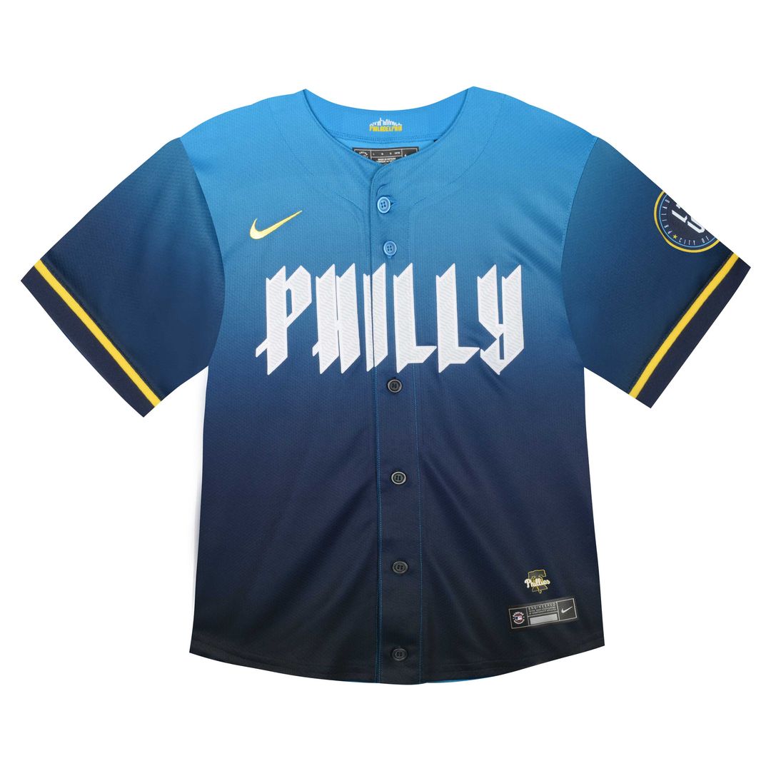 Bryce Harper Philadelphia Phillies Nike Infant 2024 City Connect Limited Player Jersey - Blue