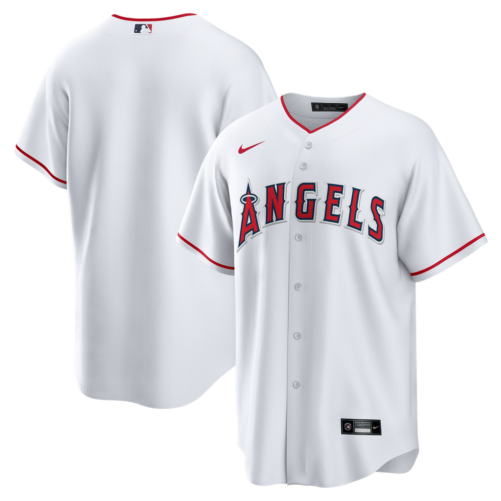 Los Angeles Angels Nike Home Big & Tall Replica Jersey - White