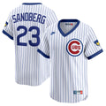 Ryne Sandberg Chicago Cubs Nike Throwback Cooperstown Collection Limited Jersey - White