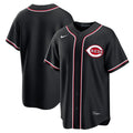 Cincinnati Reds Nike Fashion Replica Black Out Jersey