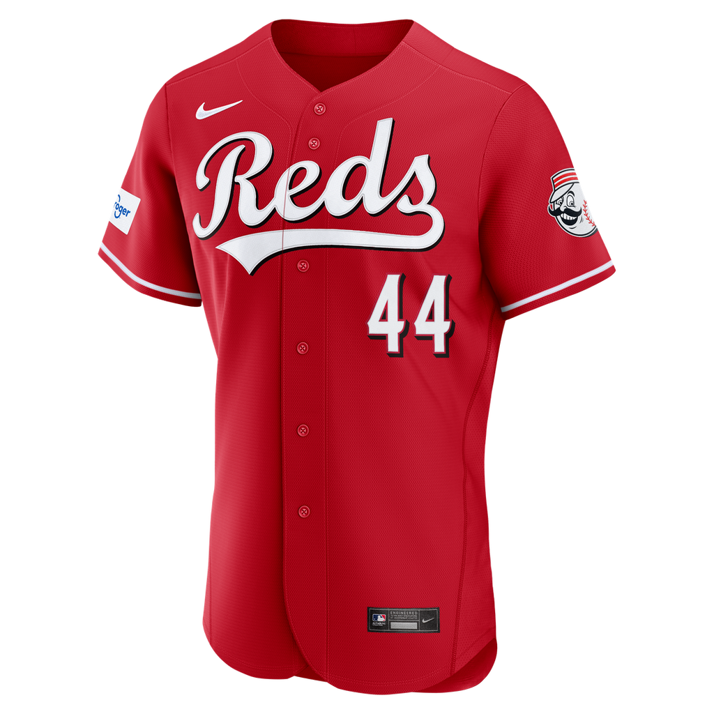 Elly De La Cruz Cincinnati Reds Nike Home Authentic Sponsor Patch Jersey - White