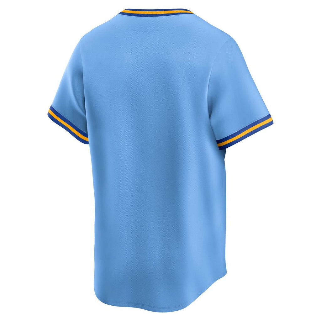 Milwaukee Brewers Nike Cooperstown Collection Limited Jersey - Light Blue