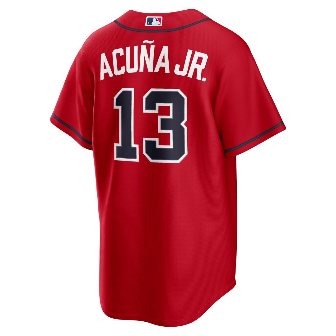 Ronald Acuña Jr. Atlanta Braves Nike Road Replica Jersey - Gray