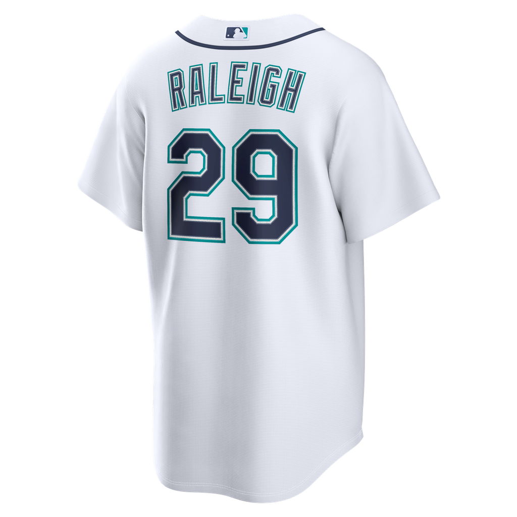 Cal Raleigh Seattle Mariners Nike Road Replica Jersey - Navy