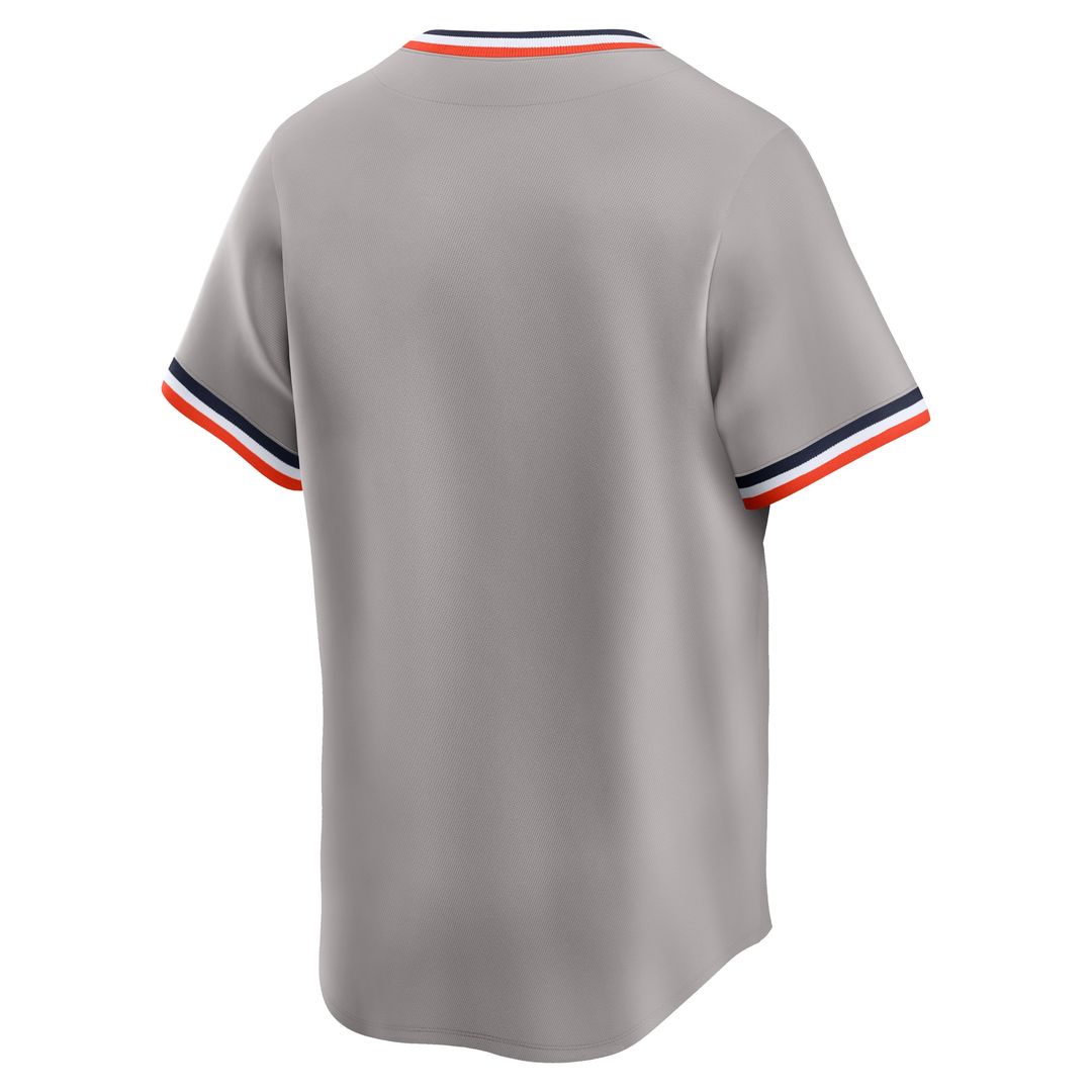 Detroit Tigers Nike Cooperstown Collection Limited Jersey - Gray