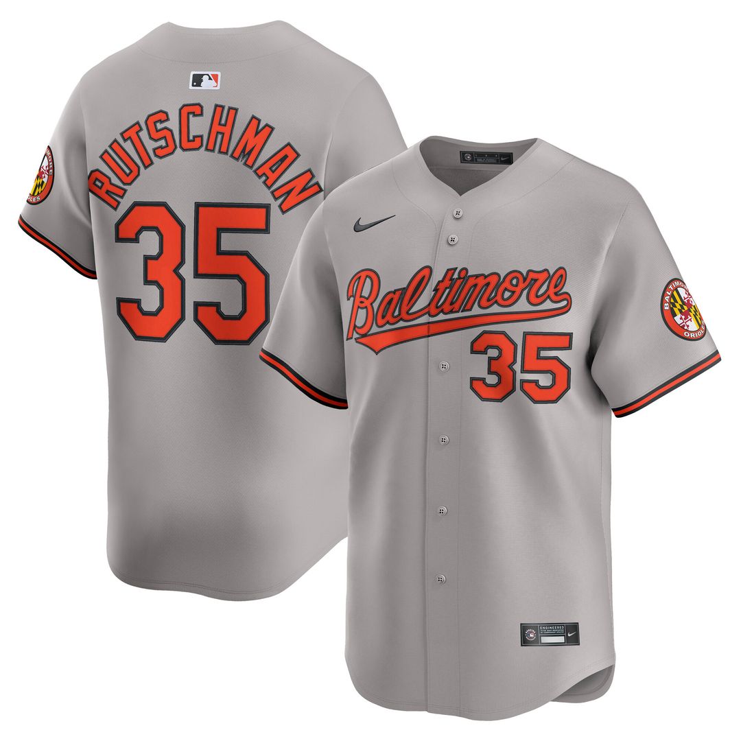 Adley Rutschman Baltimore Orioles Nike 2nd Alternate Limited Player Jersey - Orange