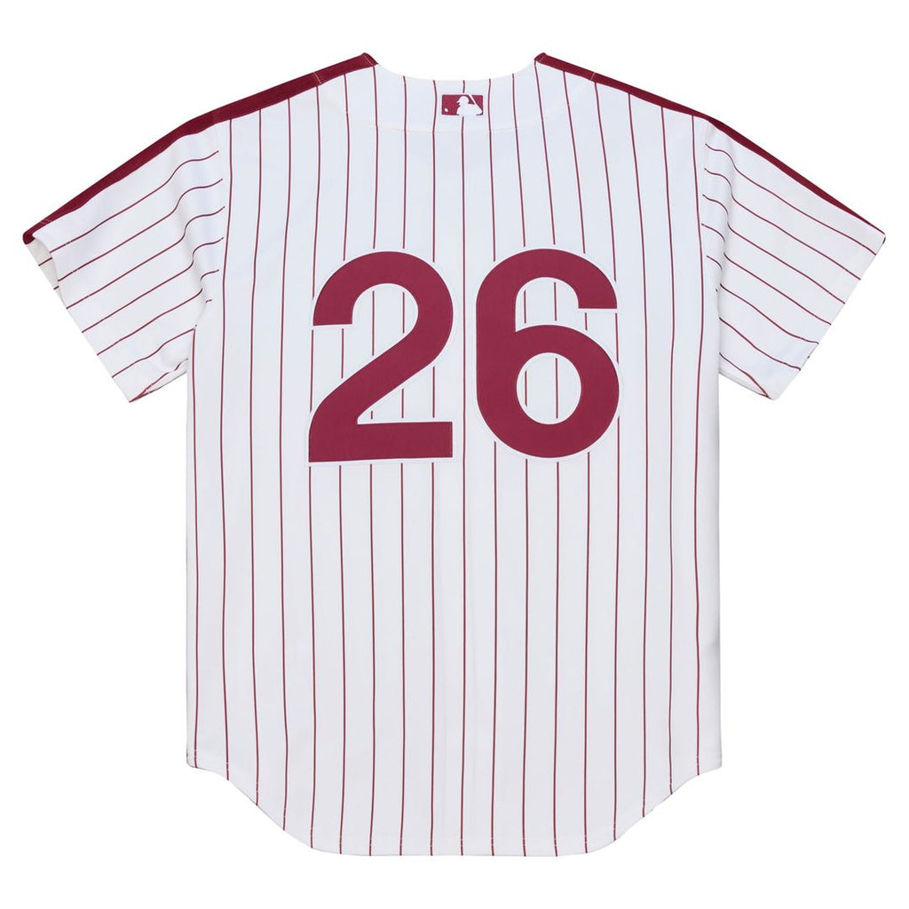 Chase Utley Philadelphia Phillies Mitchell & Ness 2003 Cooperstown Collection Authentic Jersey - White