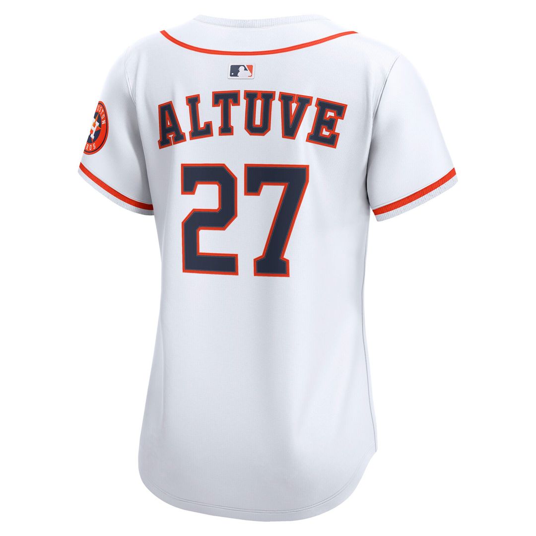 Jose Altuve Houston Astros Nike Women's Home Limited Player Jersey - White