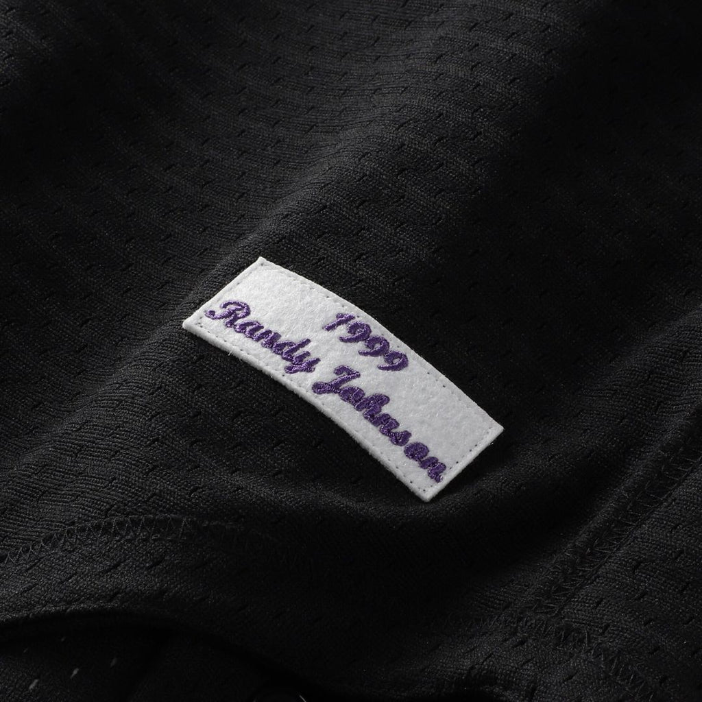 Randy Johnson Arizona Diamondbacks Mitchell & Ness Cooperstown Collection Mesh Batting Practice Button-Up Jersey - Black