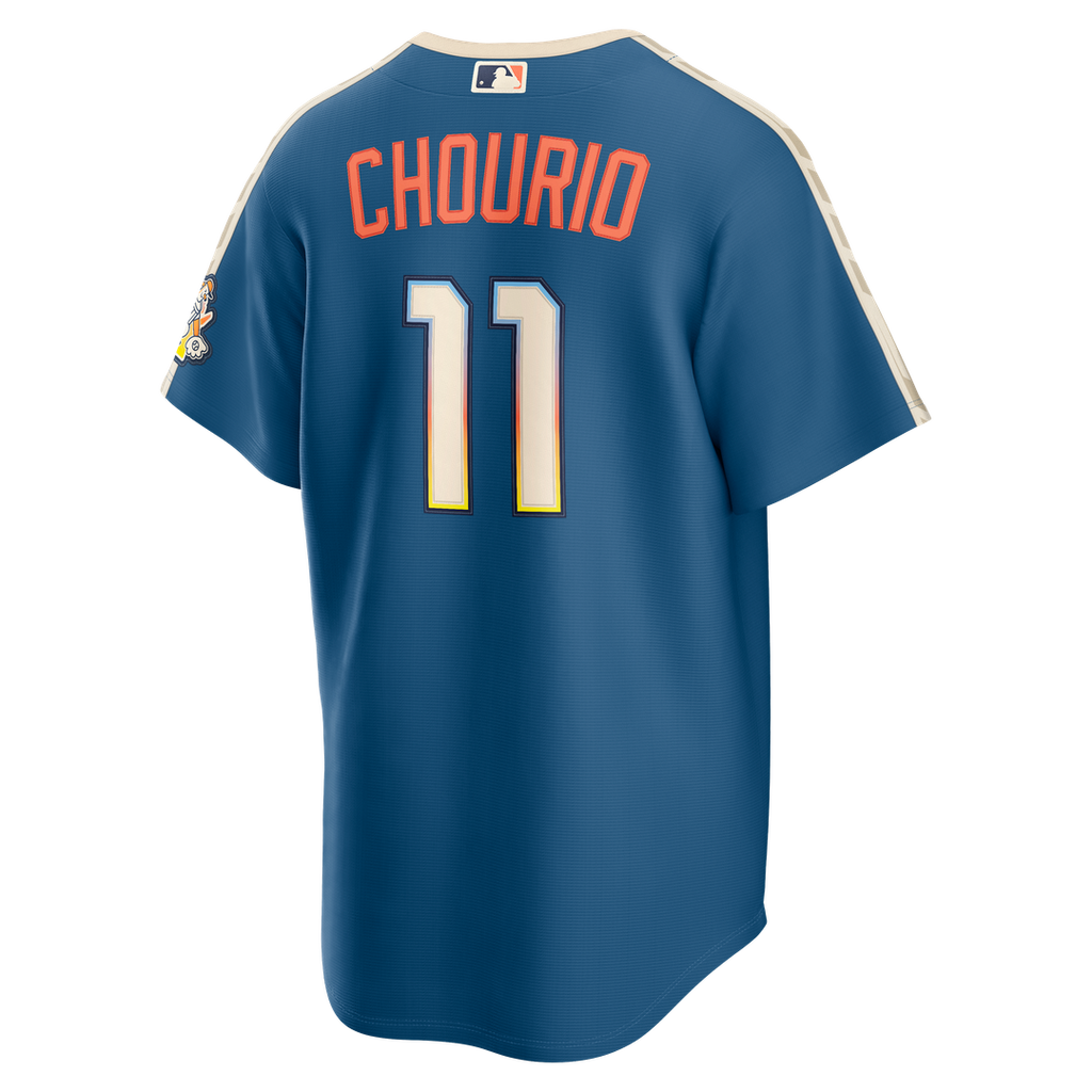 Jackson Chourio Milwaukee Brewers Nike 2026 City Connect Stadium Jersey - Mineral Blue