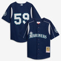 Felix Hernandez Seattle Mariners Mitchell & Ness Toddler Throwback Mesh Batting Practice Jersey - Navy