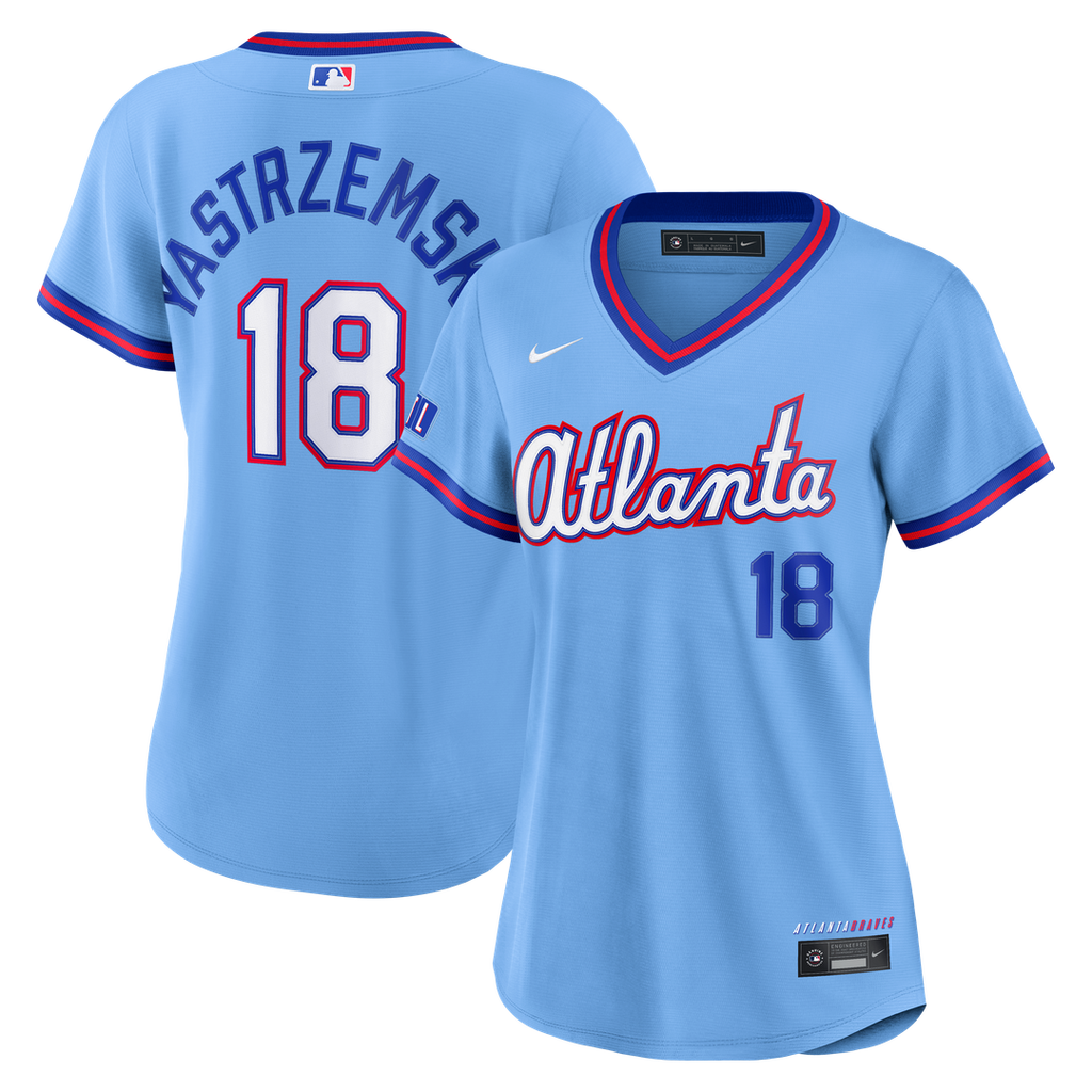 Mike Yastrzemski Atlanta Braves Nike Women's 2026 City Connect Stadium Jersey - Powder Blue