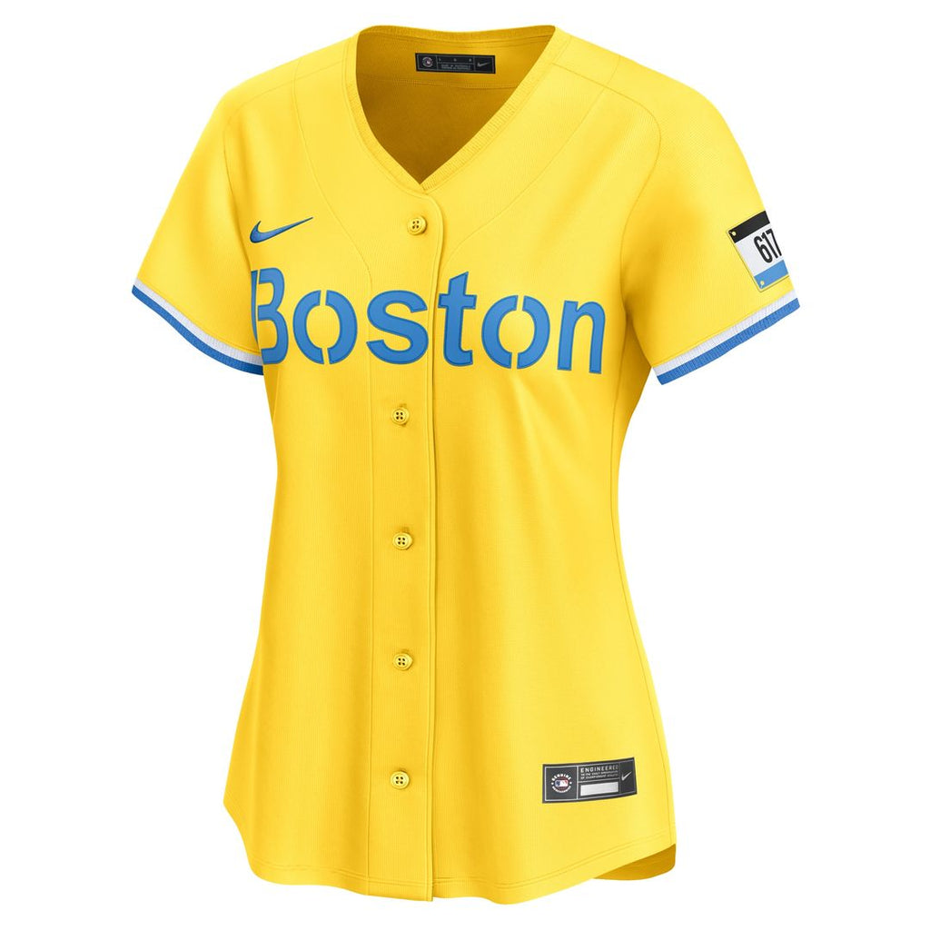 David Ortiz Boston Red Sox Nike Women's City Connect Limited Jersey - Gold