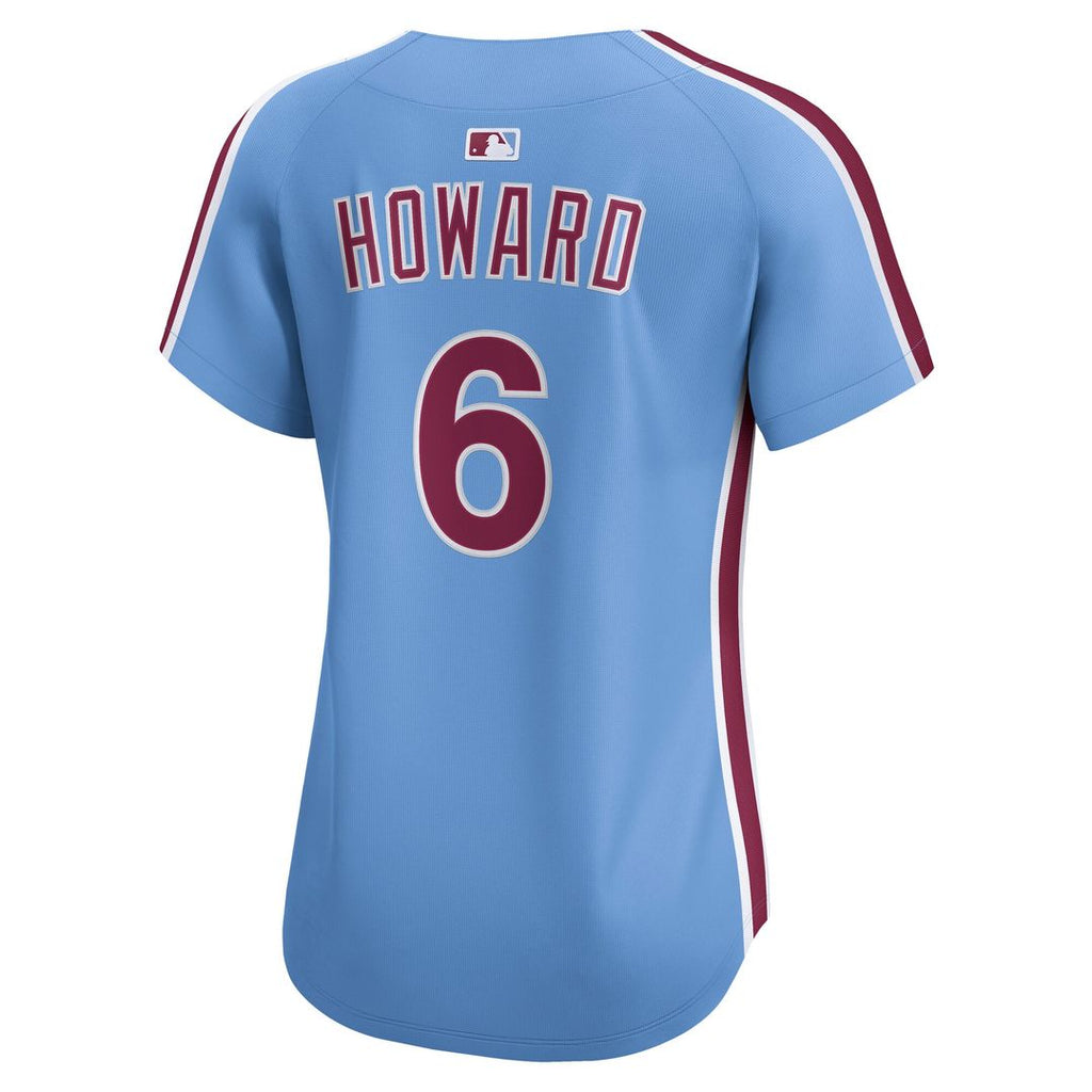 Ryan Howard Philadelphia Phillies Nike Women's Alternate 2 Limited Jersey – Cream