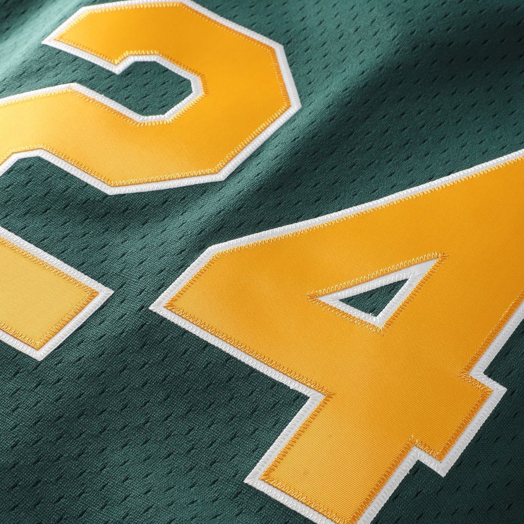 Rickey Henderson Athletics Mitchell & Ness Authentic Batting Practice Jersey - Green
