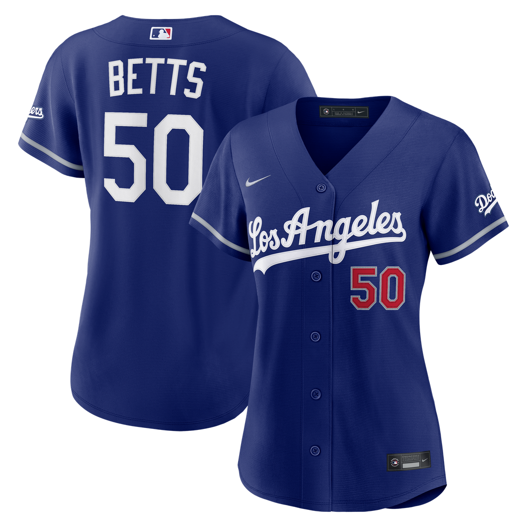Mookie Betts Los Angeles Dodgers Nike Women's Alternate Stadium Jersey - Royal